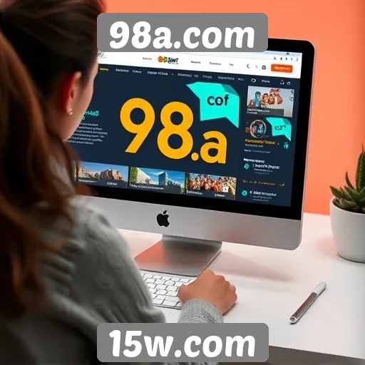 Avaliação da interface do usuário do site 98a.com